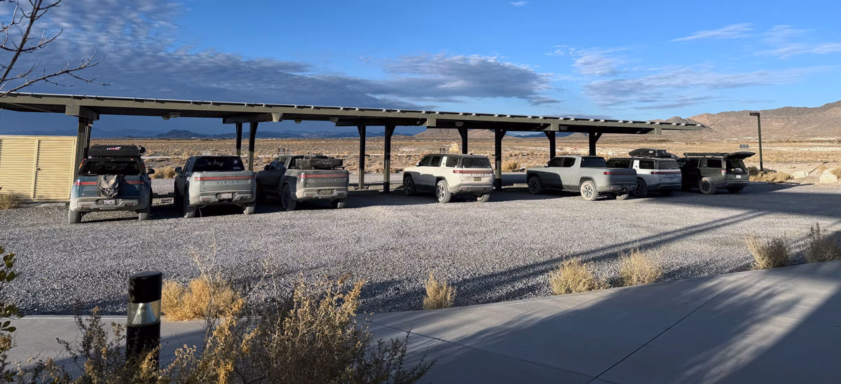 Rivian in Death Valley