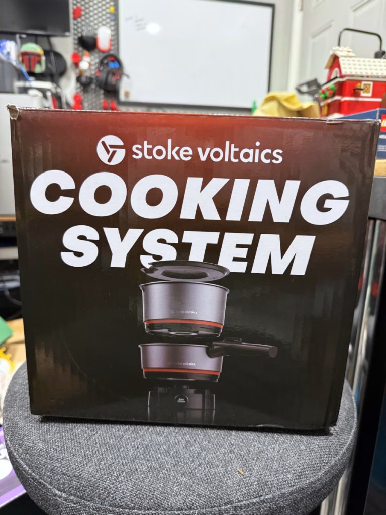 Stoke Voltaics Cooking System box