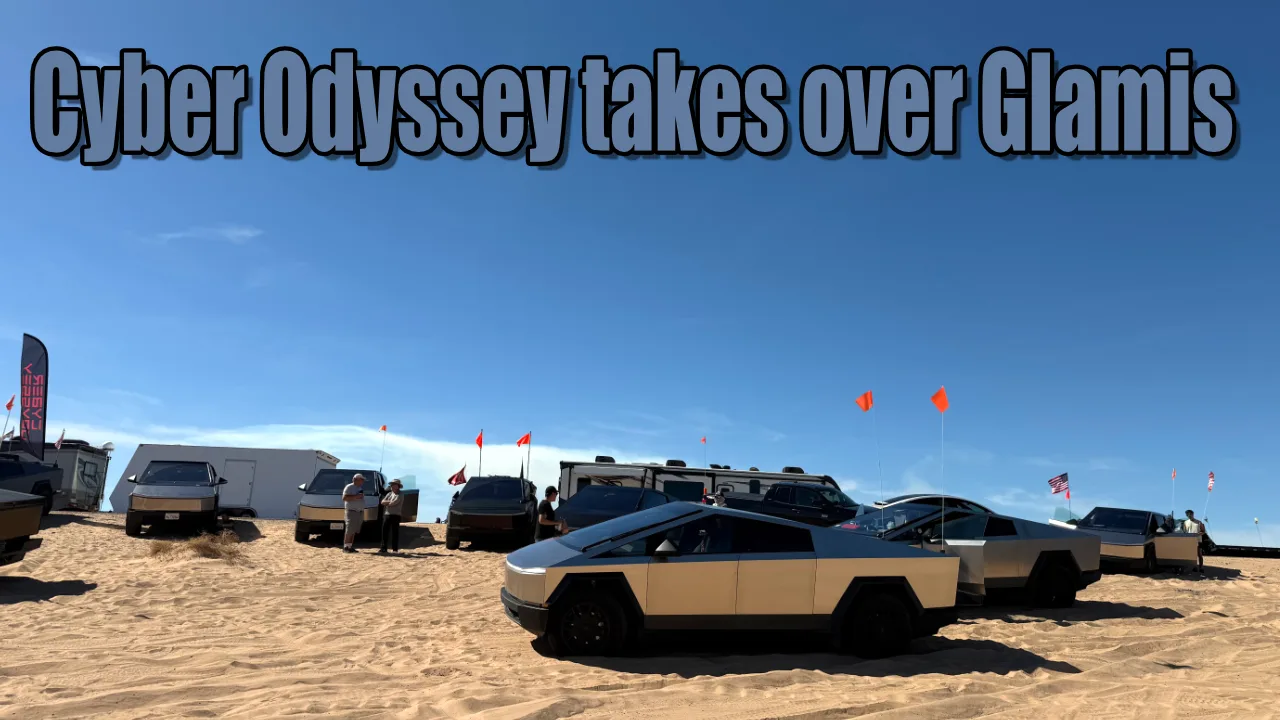 Cybertruck in Glamis dunes