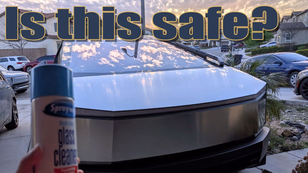 Cybertruck first wash